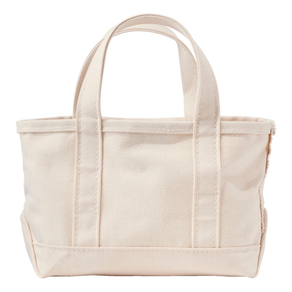 New L.L. Bean Boat and Tote® Bag in Mini, Color Natural